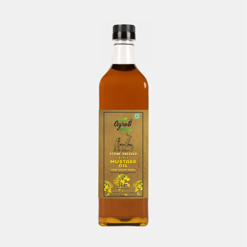 Stone Pressed Black Mustard Oil - 1L Plastic Bottle