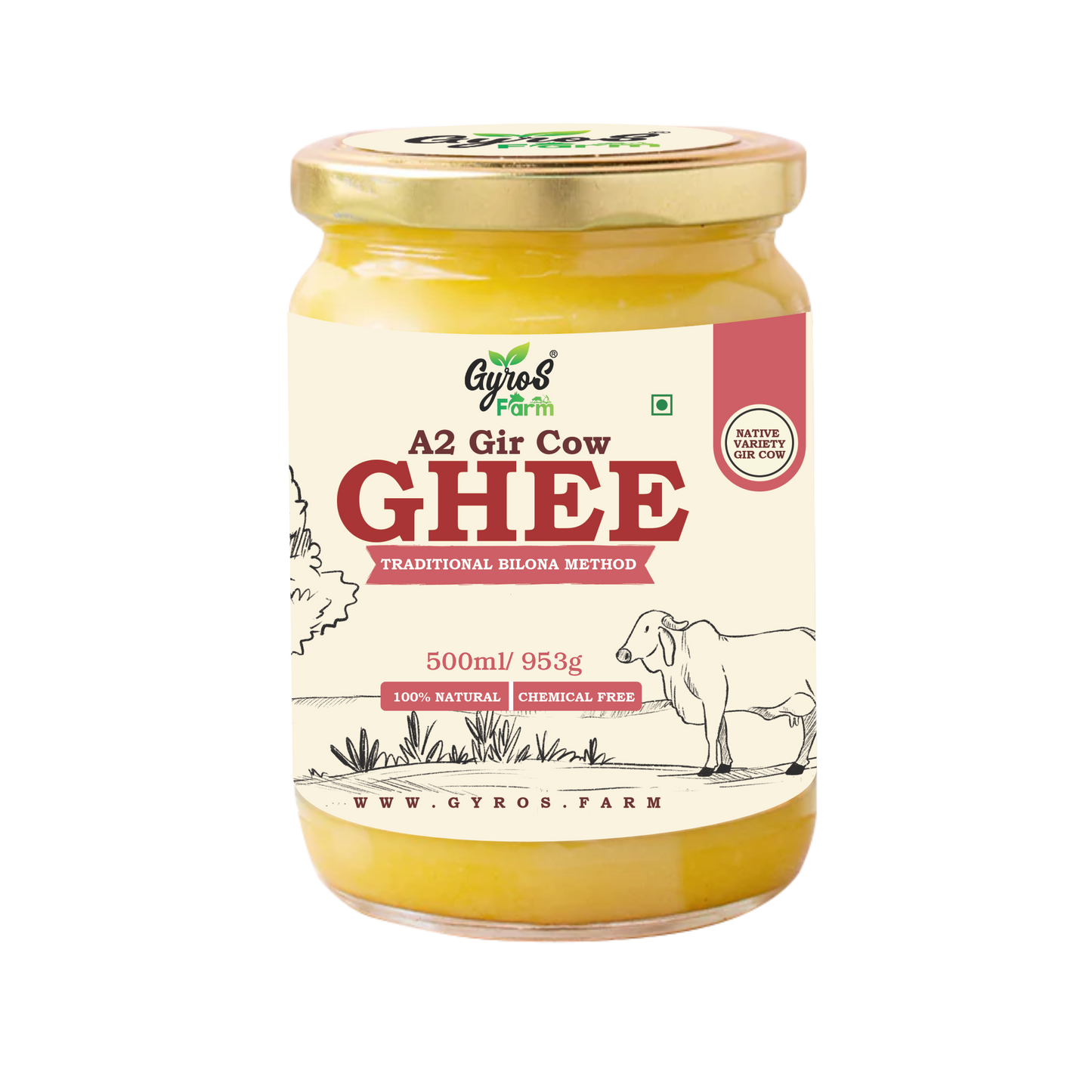 A2 Gir Cow Ghee | Bilona Churned | Made from Curd