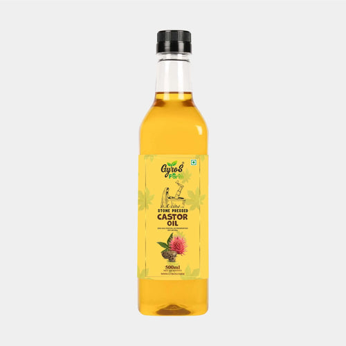 Stone Pressed Castor Oil - 500ml Plastic Bottle