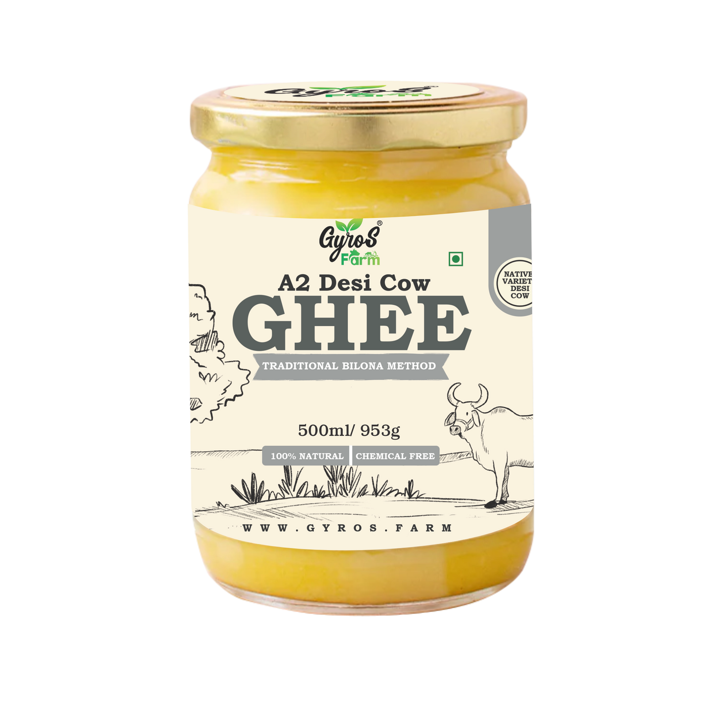 Daily Health Combo | Sahiwal Cow Ghee & Desi Cow Ghee | 500ml + 500ml