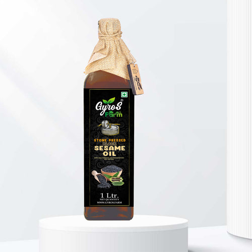 Stone Pressed Black Sesame Oil - 1L Plastic Bottle