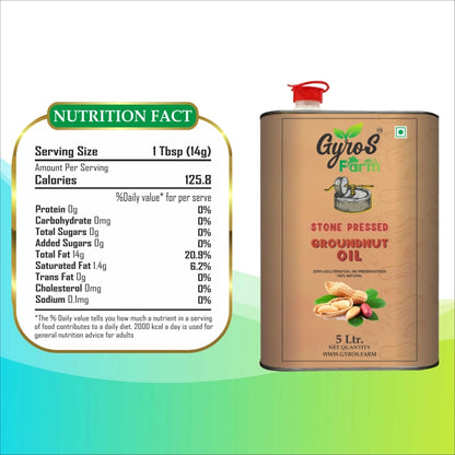 Stone Cold Pressed Yellow Mustard and Groundnut Oil Combo | 5L + 5L | zero Adulteration | Sieve Filtered