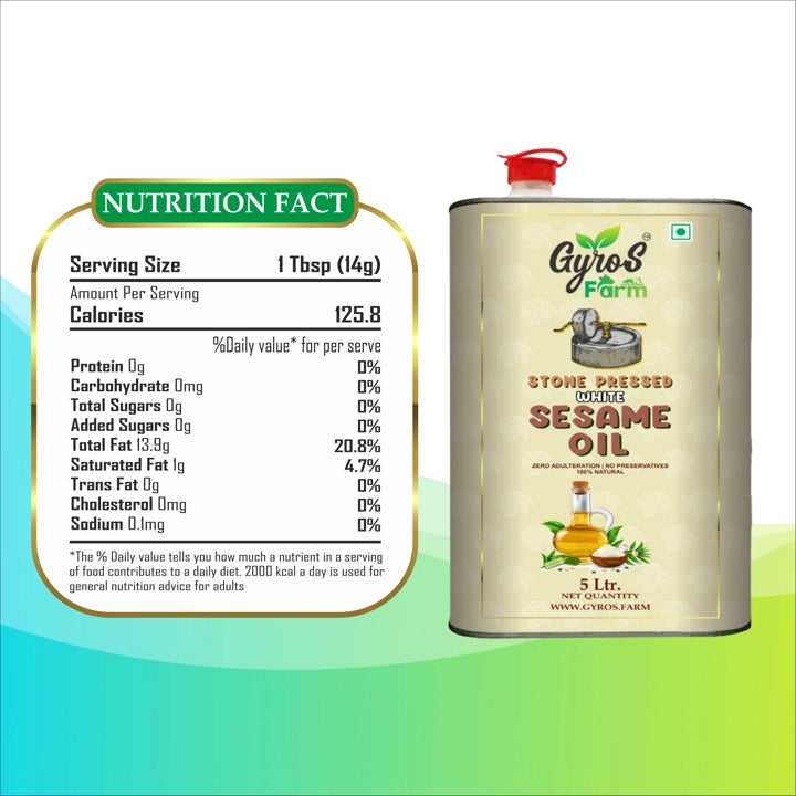 Stone Cold Pressed Groundnut and Sesame Oil Combo | 5L + 5L | zero Adulteration | Sieve Filtered